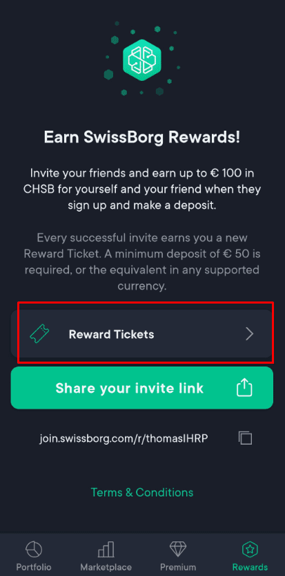 earn a price and rewards through tickets