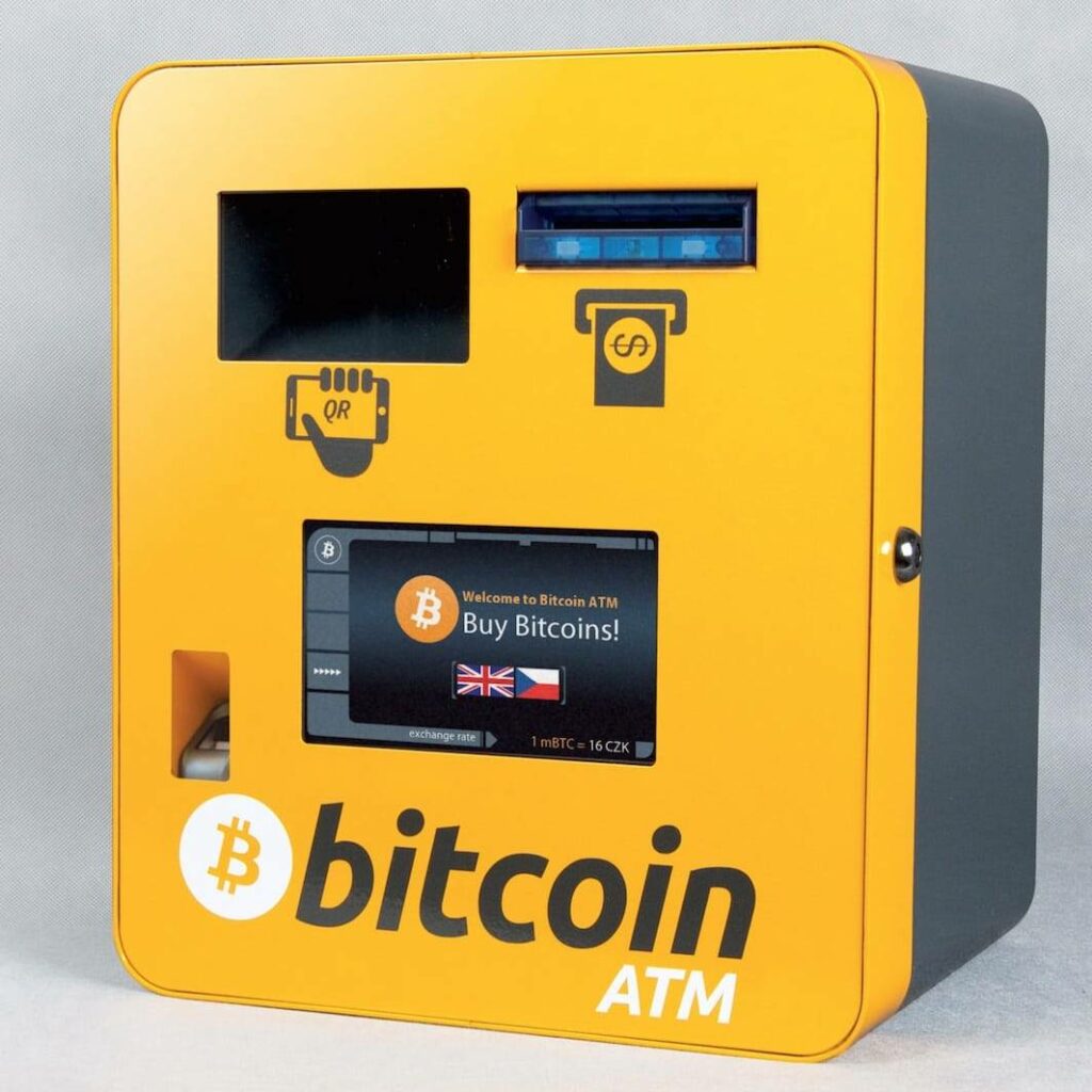 Bitcoin ATM machine
