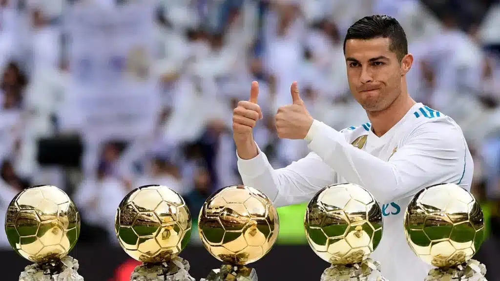 Ronaldo Binance golden ball